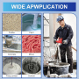 Ananke Tools 1600W Adjustable Speed Handheld Electric Concrete Cement Mixer Mortar Grout Plaster Cement Drill Mixer Stirring