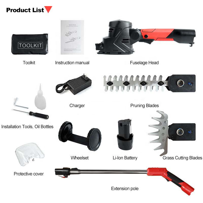 A nanke Tools Multifunctional grass trimmer electric hedge trimmer garden pruning tools