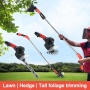 A nanke Tools Multifunctional grass trimmer electric hedge trimmer garden pruning tools