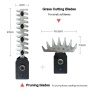 A nanke Tools Multifunctional grass trimmer electric hedge trimmer garden pruning tools