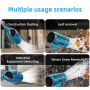 Powerful Electric Handheld Leaf Blower Wind Storm Cordless Retractable Leaf Blower Dust Blower