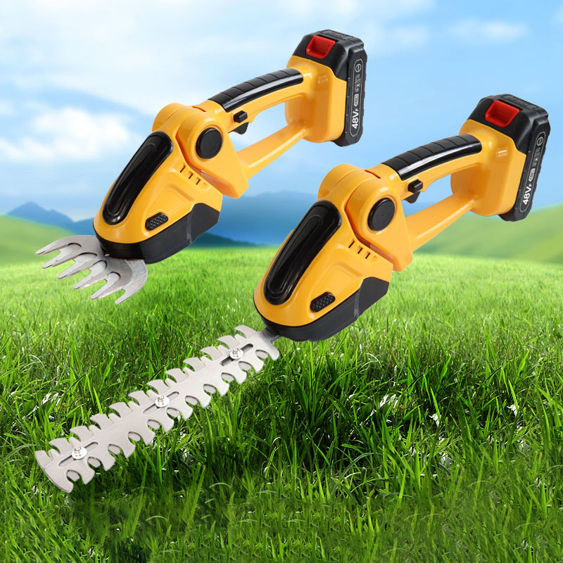 Factory 2 in 1 Single Handle Quick Cordless Rechargeable Lithium Battery Lawn Hedge Electric Pruner Power Shears Hedge Trimmer