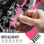 OEM Logo 13pcs Pink Household DIY Tool Set Basic Women Home Small Tool Kit with Portable Tool Case Ladies Starter Tool Kit