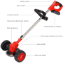 Ananke Tools Adjustable Handheld Lithium Battery Rechargeable Lawn Mower