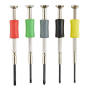 Multifunctional Hand Operated 5-Piece Precision Screwdriver Set Soft Case Eco-Friendly OEM Custom Logo for Watch Promotional Use