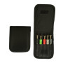 Multifunctional Hand Operated 5-Piece Precision Screwdriver Set Soft Case Eco-Friendly OEM Custom Logo for Watch Promotional Use