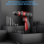 Ananke Tools Cordless Electric Screwdriver Drill Battery Cordless Battery Power Drill