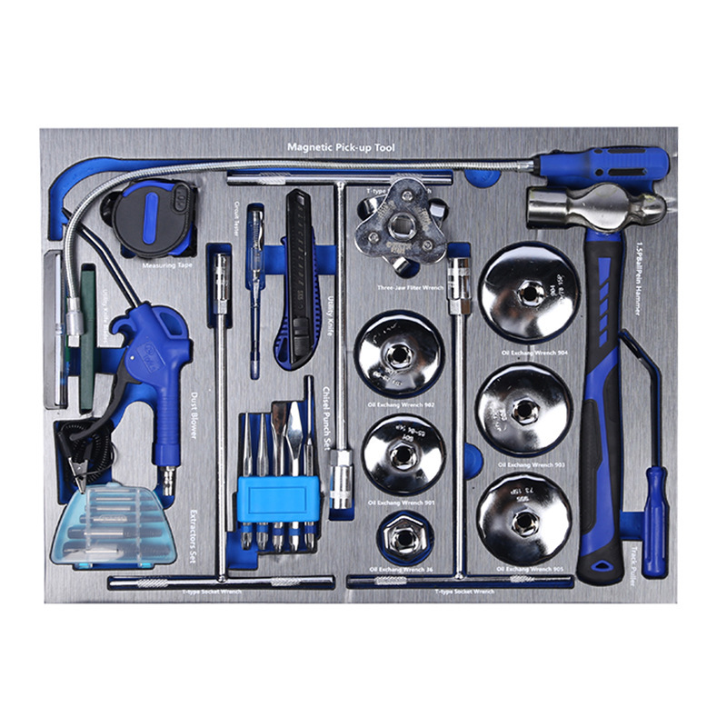 7 Drawers Workshop Metal Steel Tool Box Garage Tool Trolley Set Cabinet With 424pcs Tools