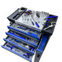 7 Drawers Workshop Metal Steel Tool Box Garage Tool Trolley Set Cabinet With 424pcs Tools