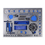 7 Drawers Workshop Metal Steel Tool Box Garage Tool Trolley Set Cabinet With 424pcs Tools