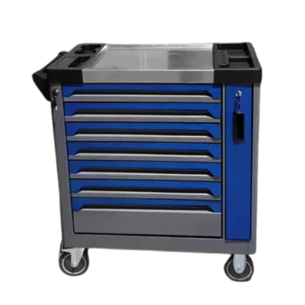 7 Drawers Workshop Metal Steel Tool Box Garage Tool Trolley Set Cabinet With 424pcs Tools