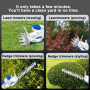 2 in 1 Wireless Battery Pruner Lawn Mower Lithium Electric One Hand Hedgerow Fence Cutter Cordless Hedge Trimmer For Garden