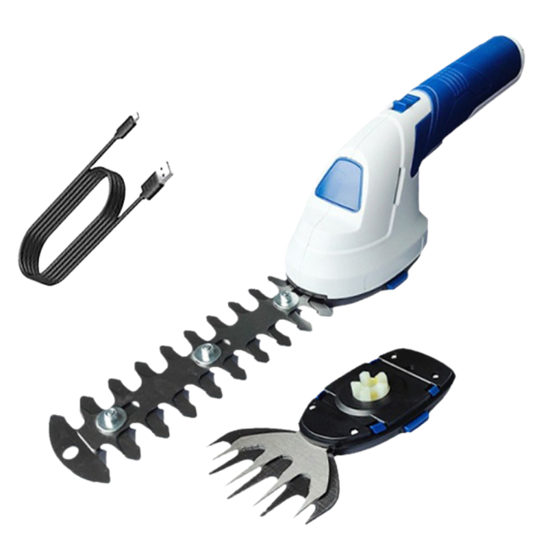 2 in 1 Wireless Battery Pruner Lawn Mower Lithium Electric One Hand Hedgerow Fence Cutter Cordless Hedge Trimmer For Garden