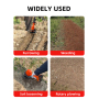 21V Electric Telescopic Pole Garden Tiller Cordless Cultivator Power Tools for Garden Care