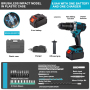 Ananke Tools Brushless electric impact drill power tools set hand tool battery cordless electrical drill