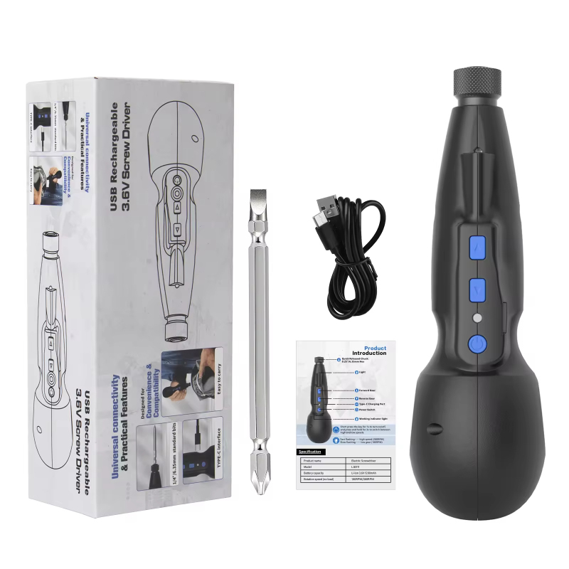 Rechargeable 3.6v Type-C Mini Power Multi Function Electric Screwdriver Cordless Screwdriver