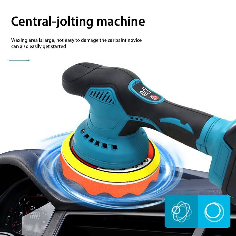 Rechargeable Lithium Battery Brushless Polisher Variable Speed Portable Cordless Polisher Kit
