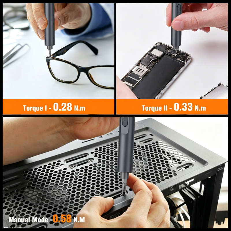 Rechargeable Mini Electric Cordless Screwdriver 3.6V 200RPM Power Tool for DIY Projects
