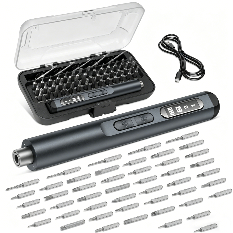 Rechargeable Mini Electric Cordless Screwdriver 3.6V 200RPM Power Tool for DIY Projects