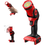 Super Bright LED Work Light Portable Rechargeable Battery Car Emergency Torch Flashlight Industrial Grade Made of Plastic