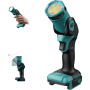 Super Bright LED Work Light Portable Rechargeable Battery Car Emergency Torch Flashlight Industrial Grade Made of Plastic