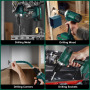 21V Home Repair Cordless Power Drill Tool Kit with 255pcs Electric Accessories OEM Customizable Battery Powered for Electricians