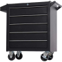 Promotional 5 Drawers Roller Cabinet Tool Trolley Mobile Toolbox Steel Rolling Tool Cabinet Rolling Tool Chest on Wheels