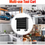 Promotional 5 Drawers Roller Cabinet Tool Trolley Mobile Toolbox Steel Rolling Tool Cabinet Rolling Tool Chest on Wheels