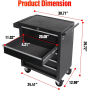Promotional 5 Drawers Roller Cabinet Tool Trolley Mobile Toolbox Steel Rolling Tool Cabinet Rolling Tool Chest on Wheels