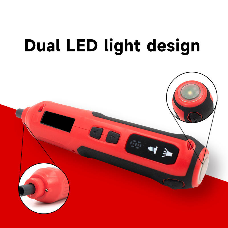 Small electric screwdriver Household lithium electric screwdriver bit set Multi-function rechargeable electric screwdriver set