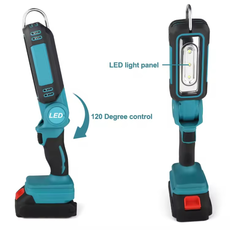 Adjustable Emergency Li-ion Battery Work Light Powerful LED Wireless Household Power Tool Industrial Grade LED Work Lamp