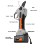 16.8V 35mm Cordless Battery Garden Tools Electric Powered Pruning Shears Garden Pruner Scissors