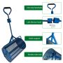 24 Inch Compost Spreader Metal Mesh Basket for Grass Seed Lawns Manure Fertilizer & 16.5 Inch Lawn Aerator Tool