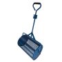 24 Inch Compost Spreader Metal Mesh Basket for Grass Seed Lawns Manure Fertilizer & 16.5 Inch Lawn Aerator Tool