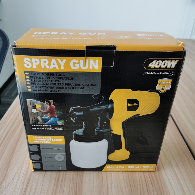 High Capacity Cordless Brushless Paint Sprayer Electric Spray Gun