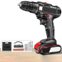 Ananke Tools Power Tool Set Drill Bit Screwdriver Electric Cordless Impact Drill