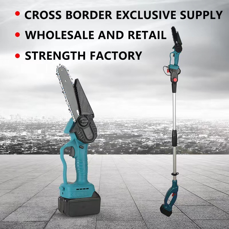 Ananke Tool Electric Pole Wireless Large Lithium Battery Capacity Telescopic Extension Pole Brushless Electric Chainsaw
