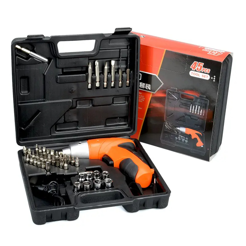 Ananke Tools 46PCS 3.6V Mini Electric Cordless Screwdriver Set with Drill