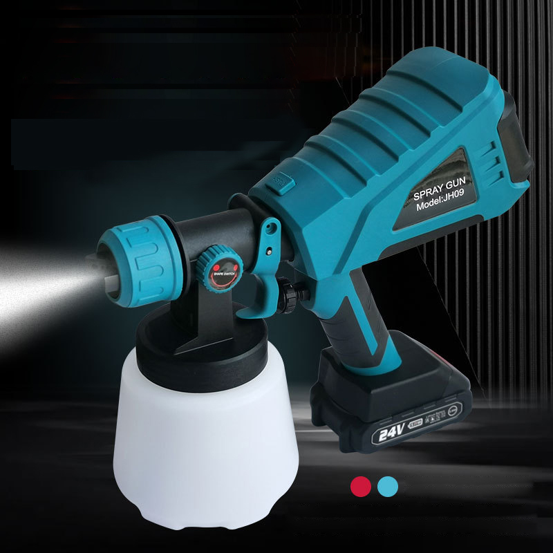 Cordless Wireless Portable Lithium Battery Power Sprayer Multi Function Electric Hand Held Paint Spray Gun