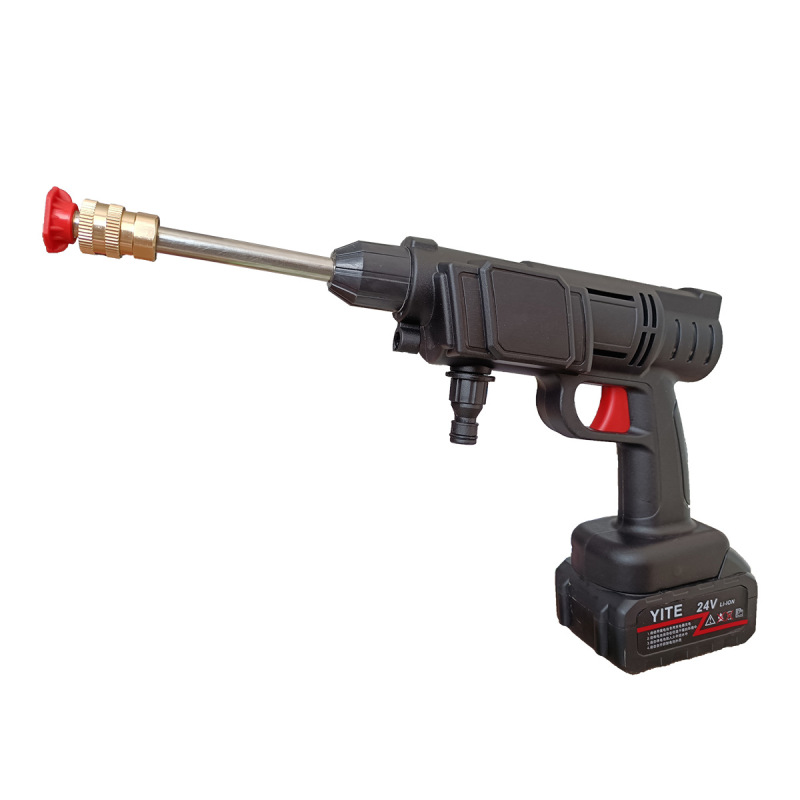 Wholesale Cordless Portable High Pressure Electric Car Washer Gun with 21V/48V /98V Rechargeable Battery Powered Car Wash Gun