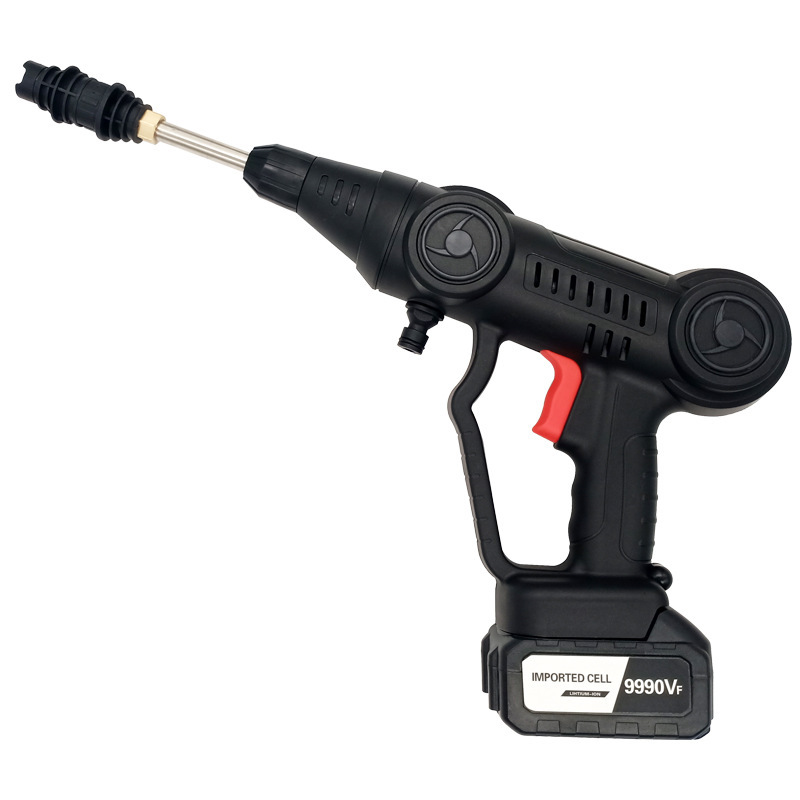 Wholesale Cordless Portable High Pressure Electric Car Washer Gun with 21V/48V /98V Rechargeable Battery Powered Car Wash Gun