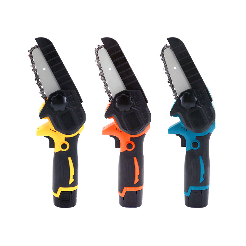 Mini Cordless Handheld Pruning Portable Logging Power Tool 18V Lithium Battery Electric chainsaw