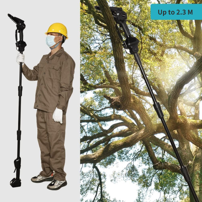 Ananke Tools Telescopic pole chainsaw Cordless Mini Chainsaw with Extension Pole