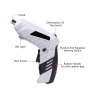 Ananke Tools Power Tool 3.6V Rechargeable Electric Mini Cordless Screwdriver Set
