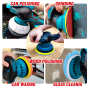 Cordless Mini Polisher 6Gears Car Polishing Machine 12V Electric Cars Polish Machines Adjustment Speed