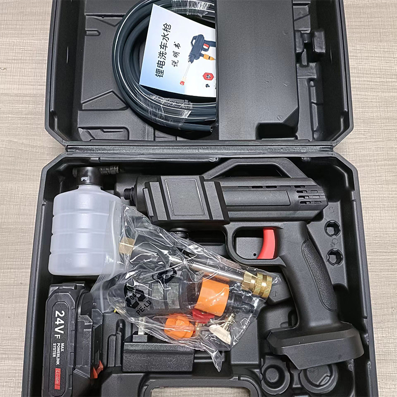 Water Spray Gun Car Wash Wireless Lithium Battery Portable High Pressure Car Washer