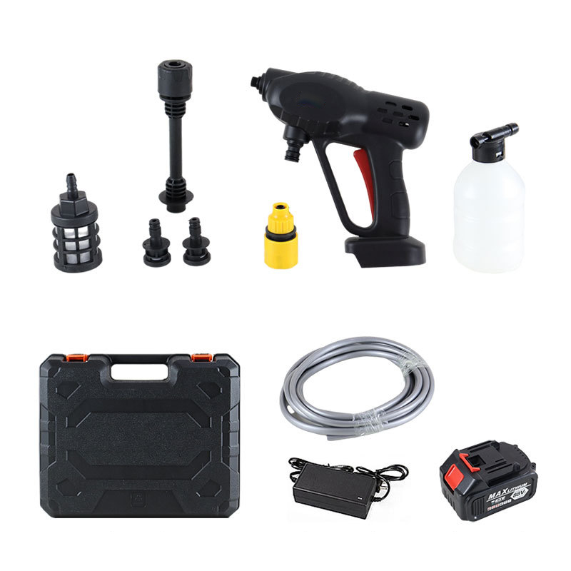 Water Spray Gun Car Wash Wireless Lithium Battery Portable High Pressure Car Washer