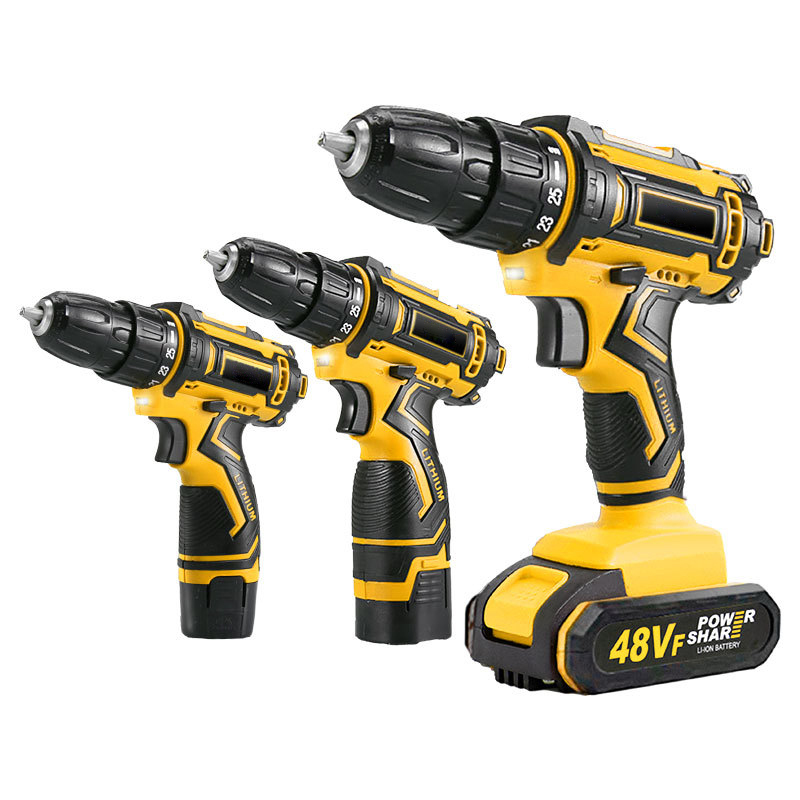 Rechargeable Battery Power Tools Hand Drill Machine Electric Cordless Drill Power Drills