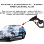 Ananke Tools Electric Car Washing Spray Gun High Pressure Power Wireless Portable Car Wash Gun