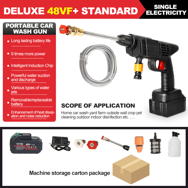 Ananke Tools Electric Car Washing Spray Gun High Pressure Power Wireless Portable Car Wash Gun
